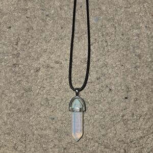 Immitation Opalite Pendant Necklace